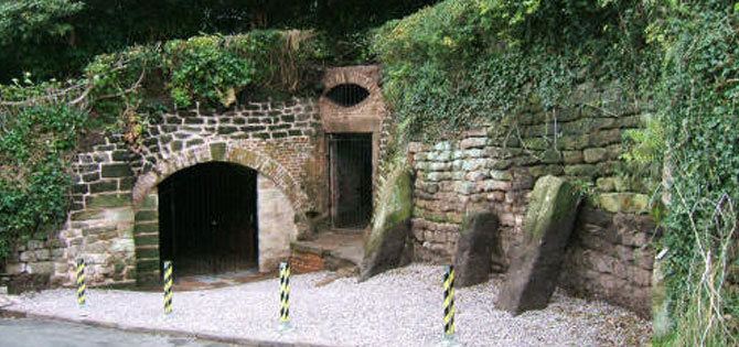 The Malthouse malting cellars - entrance. Malthouse malting cellars photo